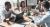 Young professional team. Top view of young modern people in smar
